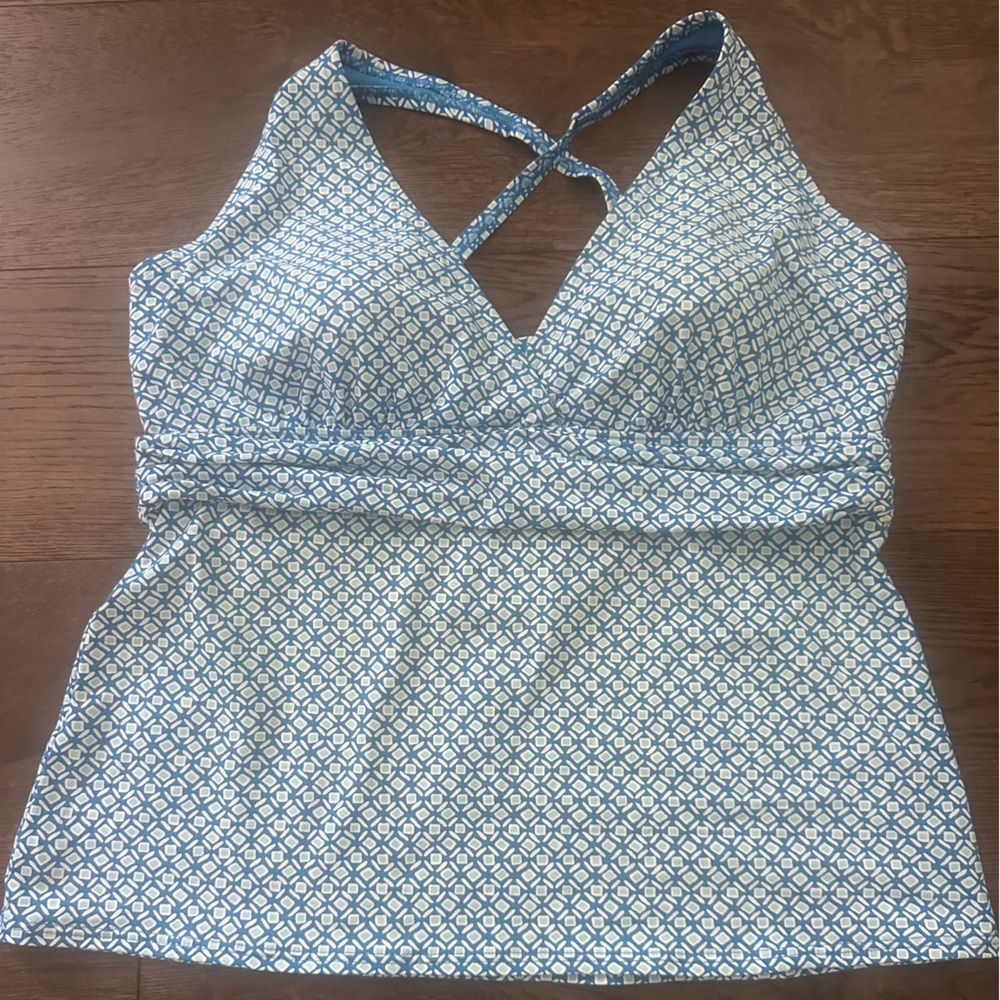Lands End tankini swim top